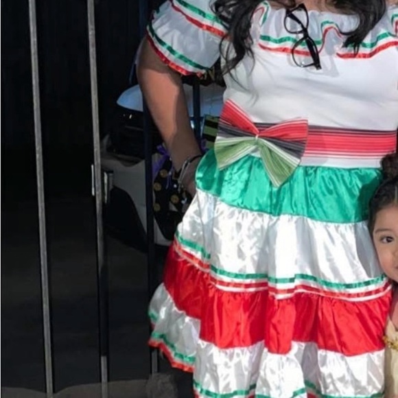 Leg Avenue Fiesta Costume with Red and Green Accents - Picture 2 of 2